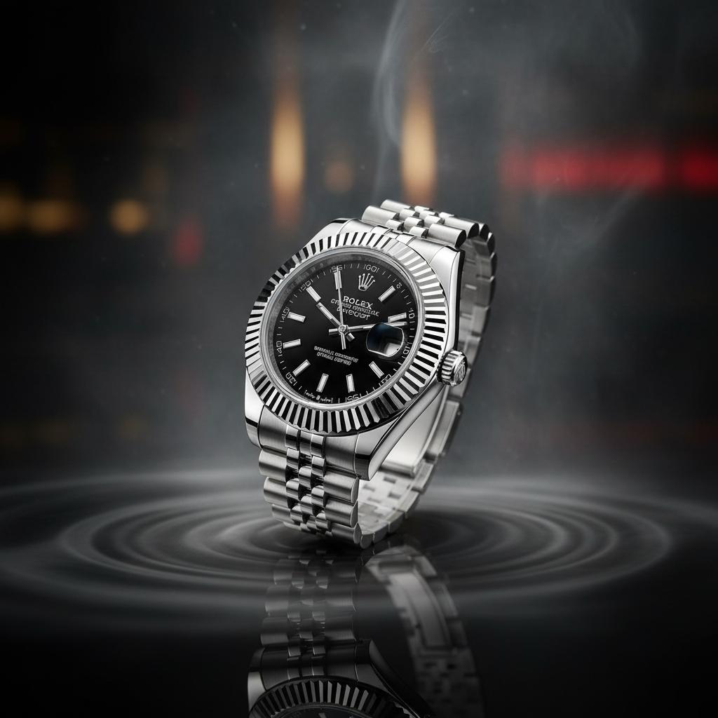 Rolex Datejust 41mm Oystersteel Black Dial Men's Watch