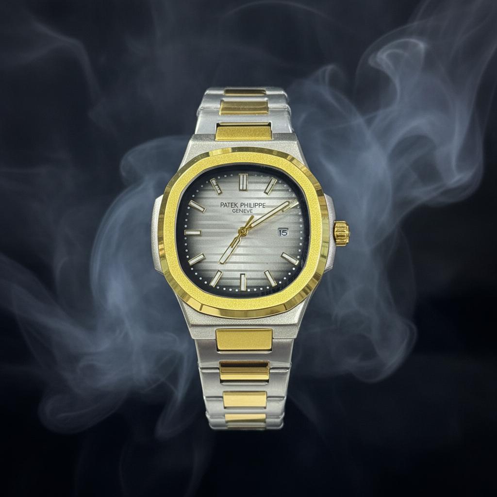 Cartier Santos-Dumont Two-Tone Gold & Silver Watch