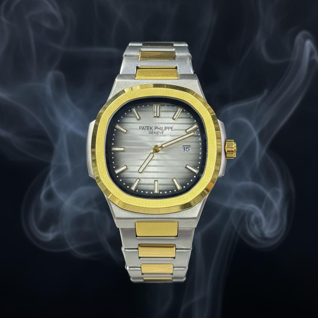 Cartier Santos-Dumont Two-Tone Gold & Silver Watch